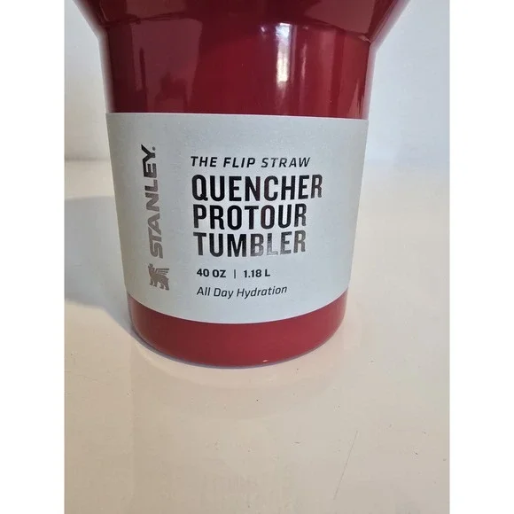 Stanley 40oz Pro Tour Tumbler Holly Berry Gloss Exclusive New - Picture 6 of 15